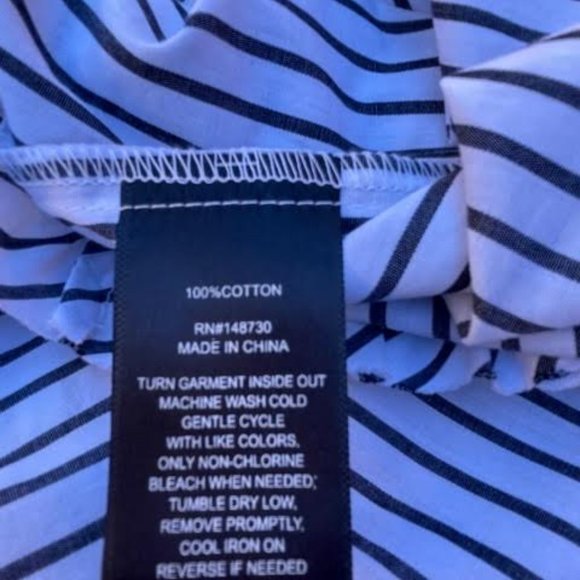 ECI  Stripped Blouse - Picture 7 of 8